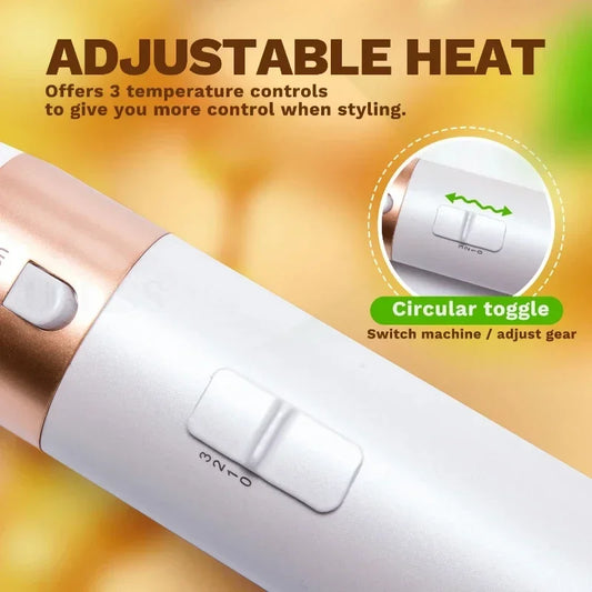 5-in-1 Hot Air Brush and Comb Set – Hair Dryer Styler"