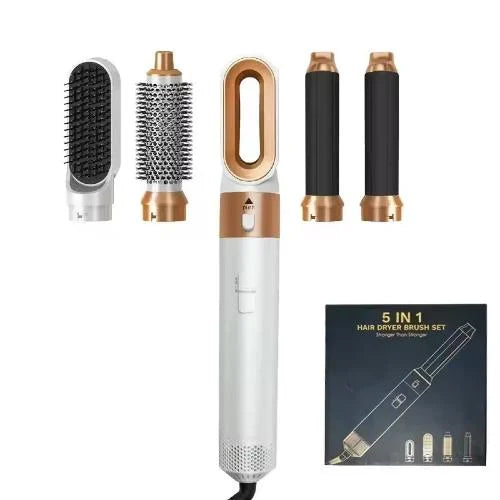 -in-1 Hot Air Brush and Comb Set – Hair Dryer Styler"