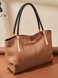 Bolsa de couro genuíno da marca FOXER